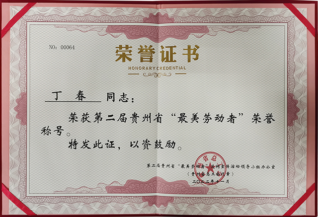 【喜报】颠康医院丁春、胡水龙主任荣获贵州省“最美劳动者”称号